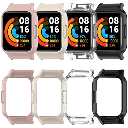 For Redmi Watch 3 Half Pack PC Watch Protective Case(Creamy White) - Watch Cases by buy2fix | Online Shopping UK | buy2fix