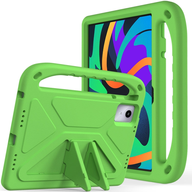 For iPad Pro 13 2024 Handle EVA Shockproof Tablet Case with Holder(Green) - iPad Pro 13 2024 Cases by buy2fix | Online Shopping UK | buy2fix