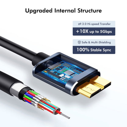 ENKAY USB 3.1 Type-C to USB 3.0 Micro B 10Gbps Data Camera Hard Drive Cable, Length:1.5m - Others by ENKAY | Online Shopping UK | buy2fix