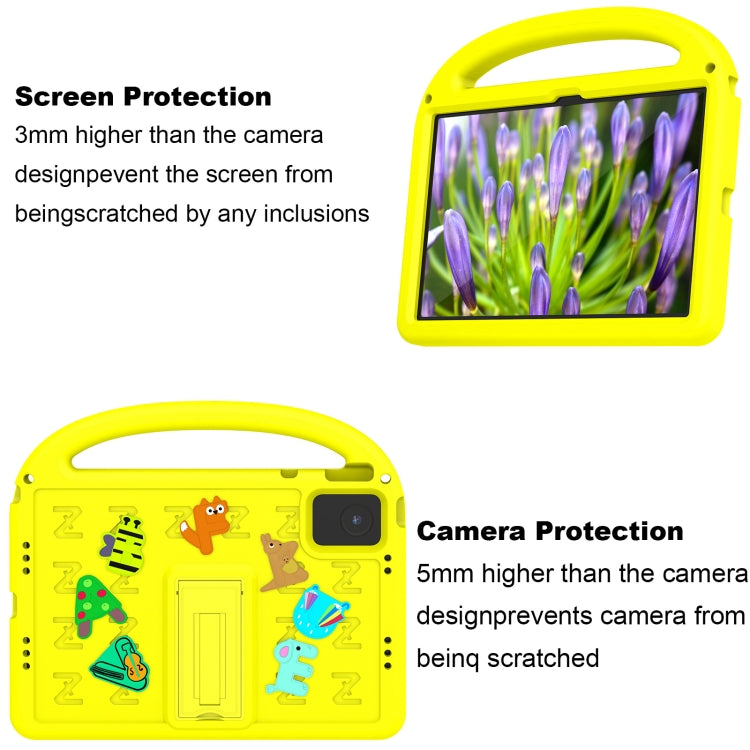 For Lenovo Tab M11 / Xiaoxin Pad 11 2024 Cartoon Sparrow EVA Shockproof Tablet Case(Yellow) - Lenovo by buy2fix | Online Shopping UK | buy2fix