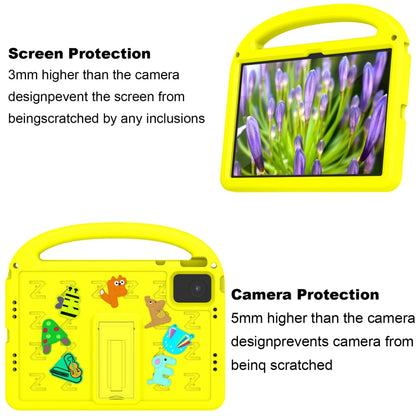 For Lenovo Tab M11 / Xiaoxin Pad 11 2024 Cartoon Sparrow EVA Shockproof Tablet Case(Yellow) - Lenovo by buy2fix | Online Shopping UK | buy2fix