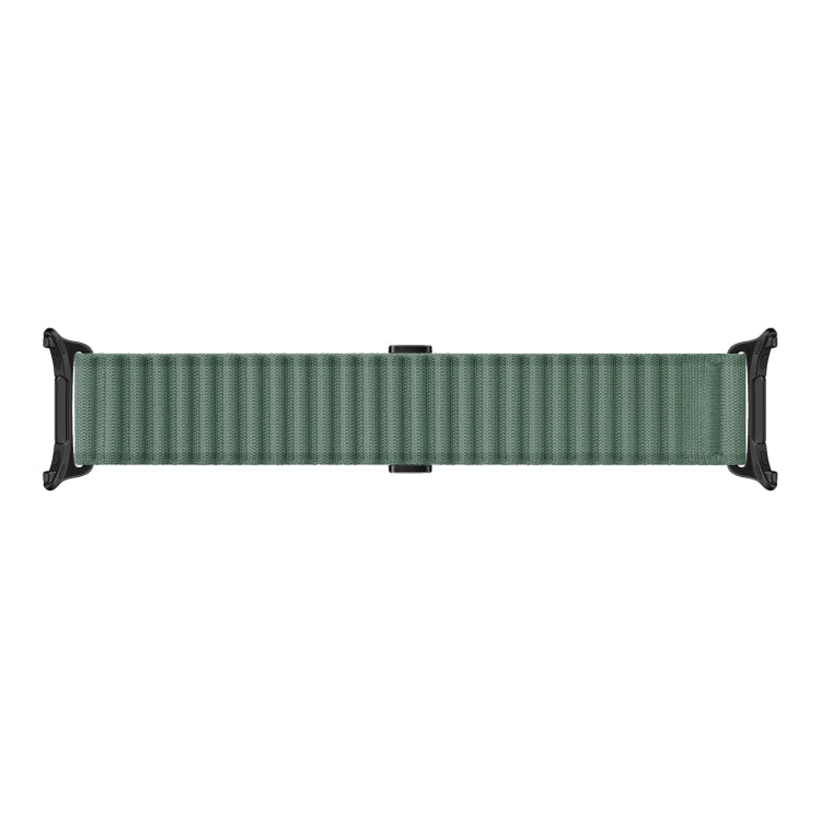 For Samsung Galaxy Watch Ultra 47mm Ocean Style Magnetic Buckle Braided Watch Band(Army Green) - Watch Bands by buy2fix | Online Shopping UK | buy2fix