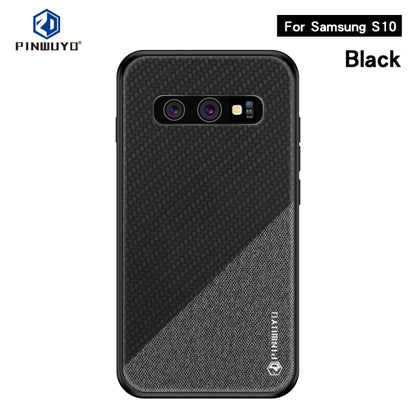 PINWUYO Honors Series Shockproof PC + TPU Protective Case for Galaxy S10(Black) - Galaxy Phone Cases by PINWUYO | Online Shopping UK | buy2fix