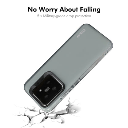 For Xiaomi 14 ENKAY Hat-Prince Translucent Matte TPU Soft Phone Case(White) - 14 Cases by ENKAY | Online Shopping UK | buy2fix