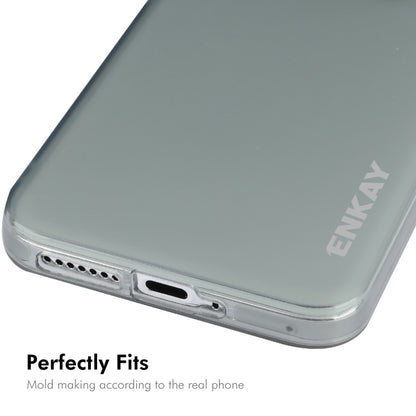 For Xiaomi 14 Pro ENKAY Hat-Prince Translucent Matte TPU Phone Case + 3D Hot Bending Film(Grey) - 14 Pro Cases by ENKAY | Online Shopping UK | buy2fix