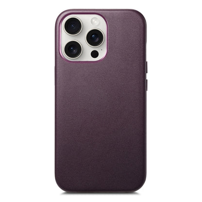 For iPhone 16 Pro Electroplated Metal Button Shockproof Phone Case(Purple) - iPhone 16 Pro Cases by buy2fix | Online Shopping UK | buy2fix