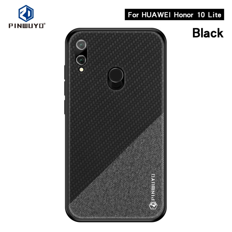 PINWUYO Honors Series Shockproof PC + TPU Protective Case for Huawei Honor 10 Lite / P Smart 2019(Black) - Honor Cases by PINWUYO | Online Shopping UK | buy2fix