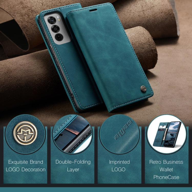 For OPPO Reno12 Pro 5G Global CaseMe 013 Multifunctional Horizontal Flip Leather Phone Case(Blue) - Reno12 Pro Cases by CaseMe | Online Shopping UK | buy2fix