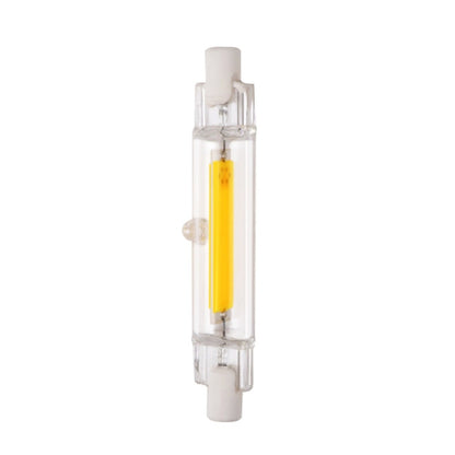 R7S 5W COB LED Lamp Bulb Glass Tube for Replace Halogen Light Spot Light,Lamp Length: 78mm, AC:110v(Warm White) - LED Blubs & Tubes by buy2fix | Online Shopping UK | buy2fix