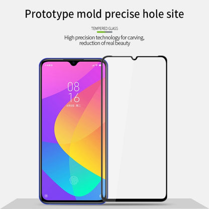 MOFI 9H 3D Explosion-proof Curved Screen Tempered Glass Film for Xiaomi Mi CC9(Black) -  by MOFI | Online Shopping UK | buy2fix