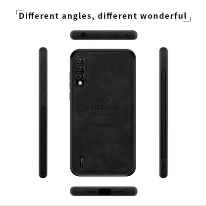 PINWUYO Shockproof Waterproof Full Coverage PC + TPU + Skin Protective Case  for Xiaomi Mi CC9 / CC9 Mito Custom Edition(Black) - Xiaomi Cases by PINWUYO | Online Shopping UK | buy2fix