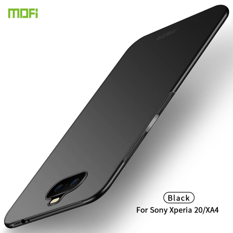 MOFI Frosted PC Ultra-thin Hard Case for Sony Xperia 20 / Xperia XA4(Black) - Sony Cases by MOFI | Online Shopping UK | buy2fix