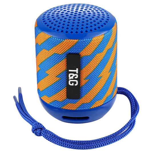 T&G TG129 Portable Wireless Music Speaker Hands-free with MIC, Support TF Card FM(Blue) - Desktop Speaker by T&G | Online Shopping UK | buy2fix