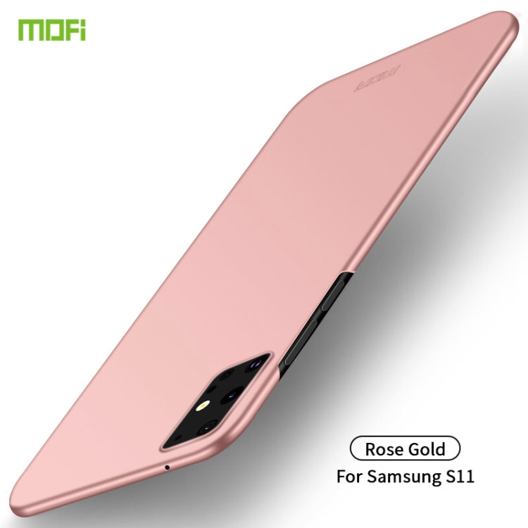 For Galaxy S20+  MOFI Frosted PC Ultra-thin Hard Case(Rose gold) - Galaxy Phone Cases by MOFI | Online Shopping UK | buy2fix