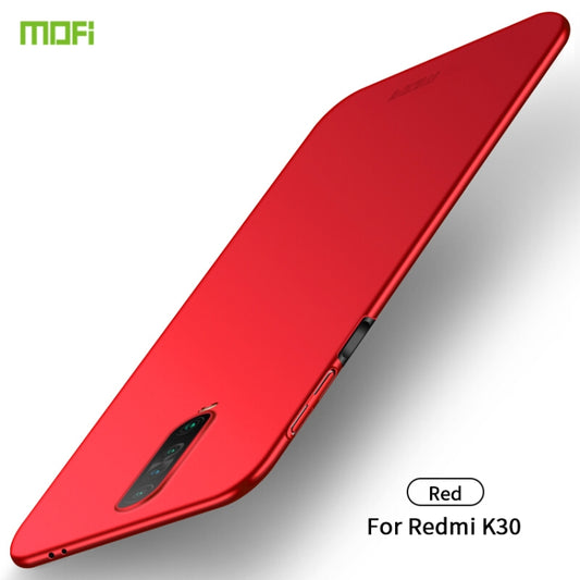 For Xiaomi RedMi K30 MOFI Frosted PC Ultra-thin Hard Case(Red) - Galaxy Phone Cases by MOFI | Online Shopping UK | buy2fix