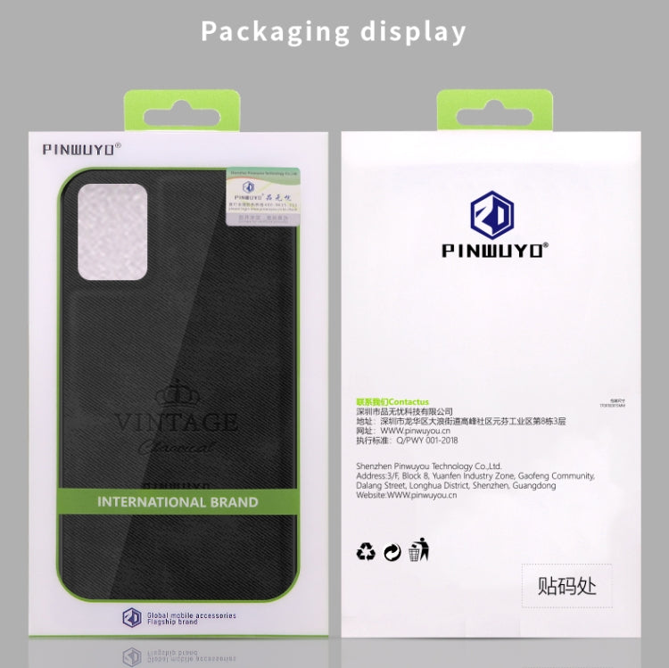 For Galaxy A91 / S10 Lite PINWUYO Zun Series PC + TPU + Skin Anti-fall All-inclusive Protective Case(Grey) - Galaxy Phone Cases by PINWUYO | Online Shopping UK | buy2fix