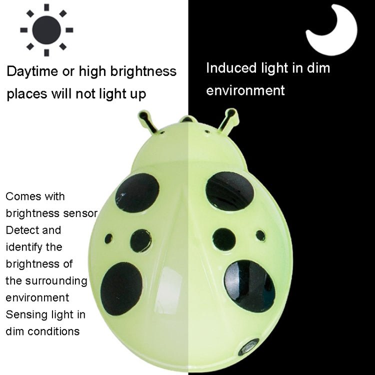 A62 Beetle Shape LED Night Light Plug-in Intelligent Light Control Sensor Light, Plug:UK Plug(Blue) - Sensor LED Lights by buy2fix | Online Shopping UK | buy2fix