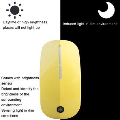 A66 Mouse Type LED Intelligent Light Control Night Light, Plug:US Plug(Blue) - Sensor LED Lights by buy2fix | Online Shopping UK | buy2fix