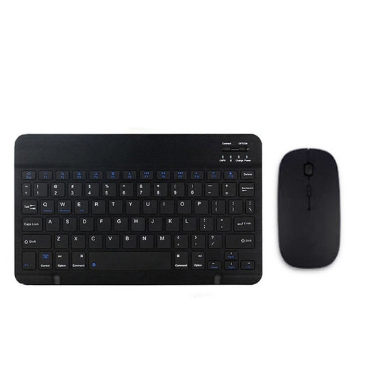 YS-001 9.7-10.1 Inch Tablets Phones Universal Mini Wireless Bluetooth Keyboard, Style:with Bluetooth Mouse(Black) - Universal Keyboard by buy2fix | Online Shopping UK | buy2fix