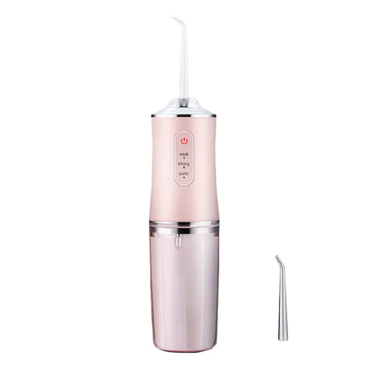 6886 Dental Flusher Water Dental Floss Portable Household Teeth Oral Cleaning Dental Scaler, Band Width: Single Head(Pink) - Oral Irrigators by buy2fix | Online Shopping UK | buy2fix