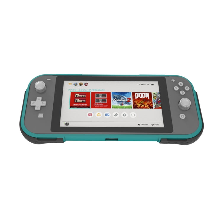 For Switch Lite Protective Shell Game Card Box Protective Sleeve Bracket Grip(Black and green) - Cases by buy2fix | Online Shopping UK | buy2fix