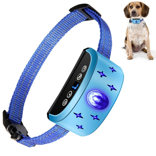 166A Gem Pattern USB Rechargeable Remote Control Electronic Strike Collar Waterproof Dog Training Bark Arrester - Training Aids by buy2fix | Online Shopping UK | buy2fix