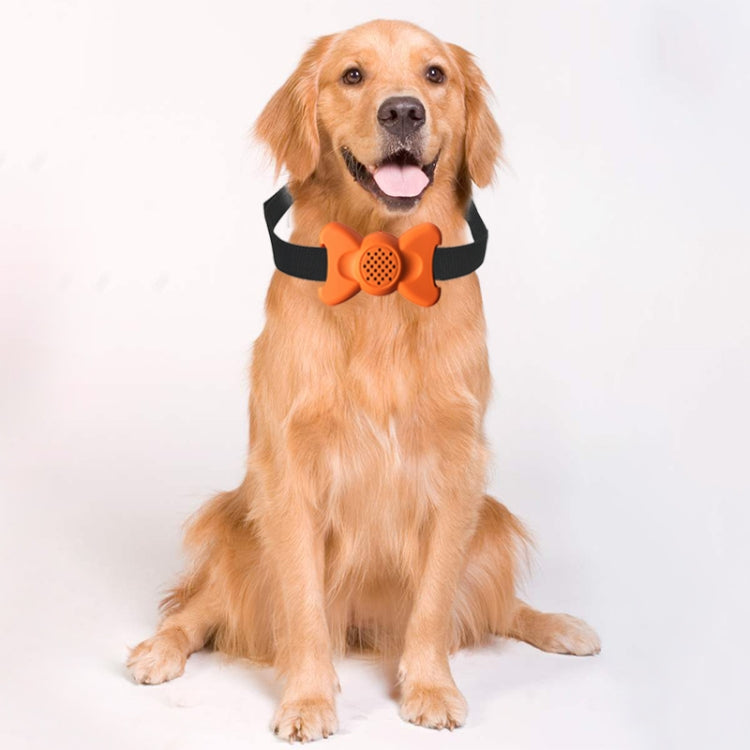 Automatic Voice Control Bark Arrester Collar Pet Supplies Trainer(Orange) - Training Aids by buy2fix | Online Shopping UK | buy2fix