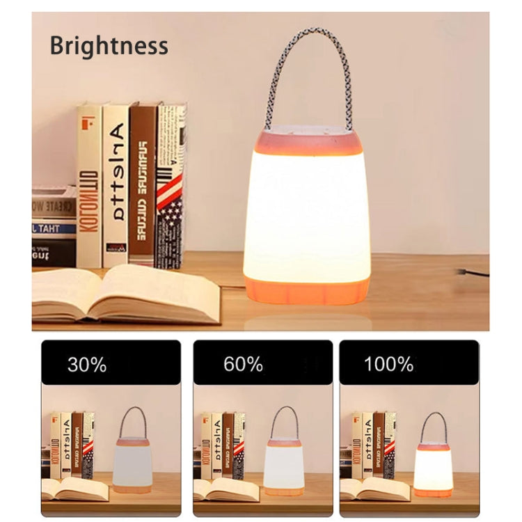 Portable Night Light Bedroom Baby Nursing Eye Protection Bedside Lamp, Style:Dry Battery(Pink) - Night Lights by buy2fix | Online Shopping UK | buy2fix