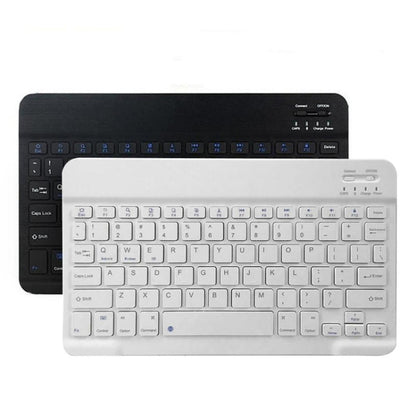 YS-001 7-8 inch Tablet Phones Universal Mini Wireless Bluetooth Keyboard, Style:with Bluetooth Mouse(White) - Universal Keyboard by buy2fix | Online Shopping UK | buy2fix