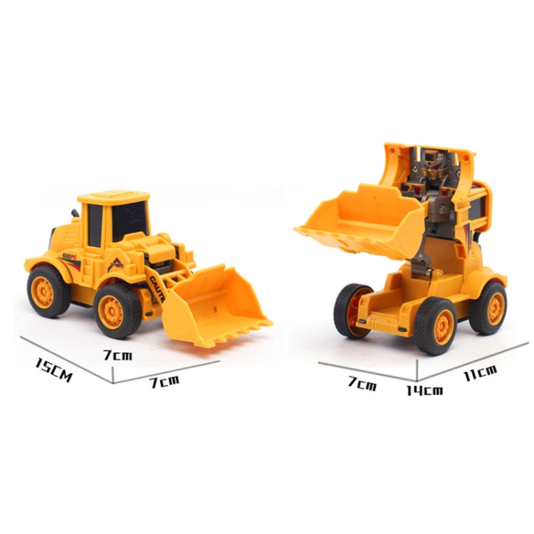 Children Educational Inertial Collision Deformation Engineering Vehicle Toy Model(Bulldozer) - Model Toys by buy2fix | Online Shopping UK | buy2fix