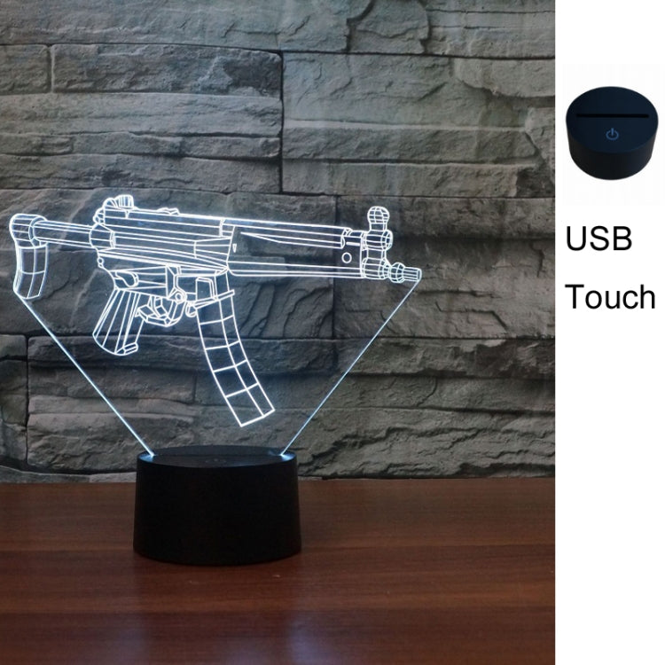FS-4547 3D Night Light LED Acrylic Visual Light, USB Touch Version - Novelty Lighting by buy2fix | Online Shopping UK | buy2fix