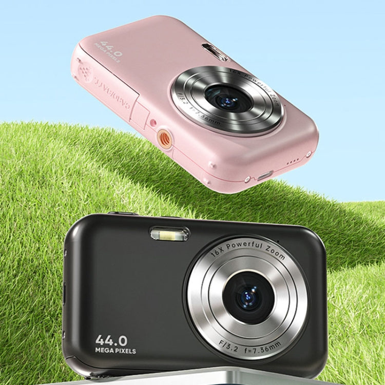 DC406L 2.4-Inch 1080P Mini HD 16X Zoom Digital Camera Home Children Camera UK Plug(Pink) - Children Cameras by buy2fix | Online Shopping UK | buy2fix