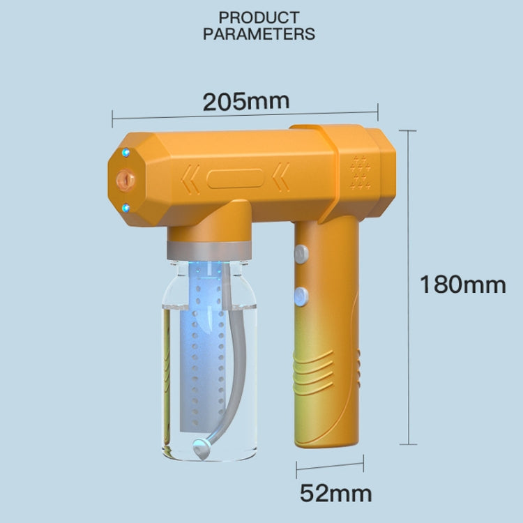 A13 Handheld Nano Ozone Disinfection Sprayer(Orange Yellow) - Disinfector by buy2fix | Online Shopping UK | buy2fix