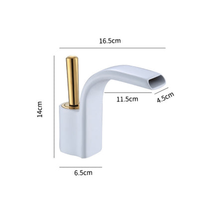 Bathroom All Copper Basin Hot And Cold Water Faucet, Specification: Gold - Faucets & Accessories by buy2fix | Online Shopping UK | buy2fix