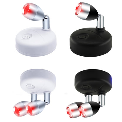 C1648 Single Head 2 Lights Wireless RGB Remote Control Cabinet Ambient Spotlight - Novelty Lighting by buy2fix | Online Shopping UK | buy2fix