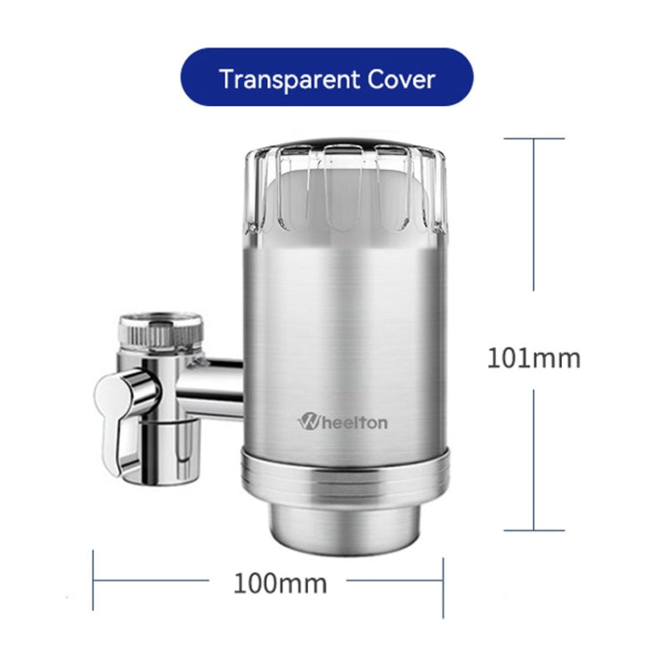 WHEELTON WHT-F202 Kitchen Faucet Filter Water Purifier Ceramic Core Stainless Steel Filter - Faucets & Accessories by WHEELTON | Online Shopping UK | buy2fix