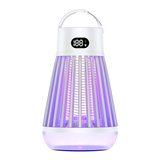 J03 Multi-Functional Digital Display Electric Mosquito Light Portable Home And Outdoor Camping Mosquito Killer(White) - Repellents by buy2fix | Online Shopping UK | buy2fix