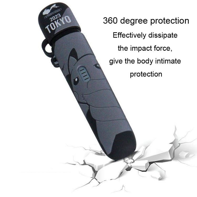 For RELX 5th Generation E Cigarette Drop-Proof Printed Protective Case Cigarette Stick Sleeve(Bubble Duck) - E Cigarette Accessories by buy2fix | Online Shopping UK | buy2fix