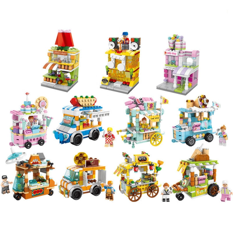 LELE BROTHER Children Assembling Mini City Street Scene Building Blocks, Style: 8537-7 Audiovisual Store - Building Blocks by LELE BROTHER | Online Shopping UK | buy2fix