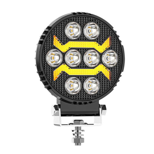 4 Inch Round Mixed Luminous Arch Bridge Angel Eye Car Work Light(X5) - Work Lights by buy2fix | Online Shopping UK | buy2fix