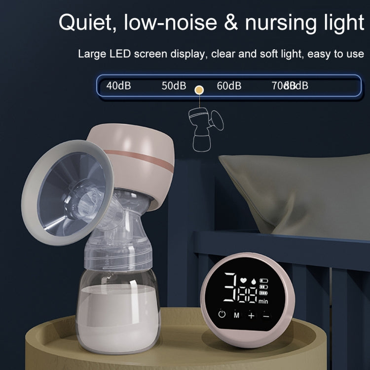 MZ-003 LED Digital Display Smart Adjustable Fully Automatic Massage Painless Silent Breast Pump(White) - Cups & Silicone Nipple by buy2fix | Online Shopping UK | buy2fix