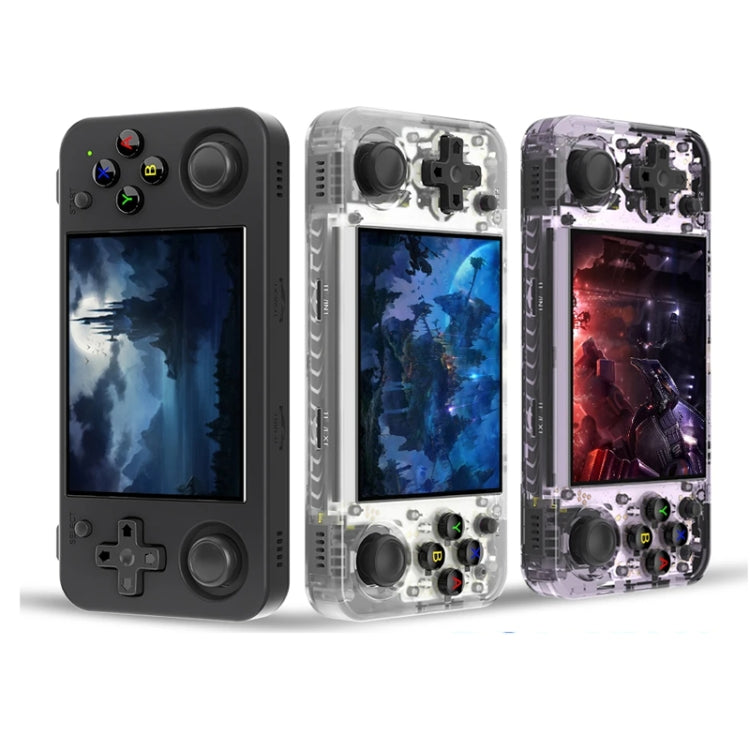 ANBERNIC RG35XX H Handheld Game Console 3.5 Inch IPS Screen Linux System 64GB(Transparent Purple) - Pocket Console by ANBERNIC | Online Shopping UK | buy2fix