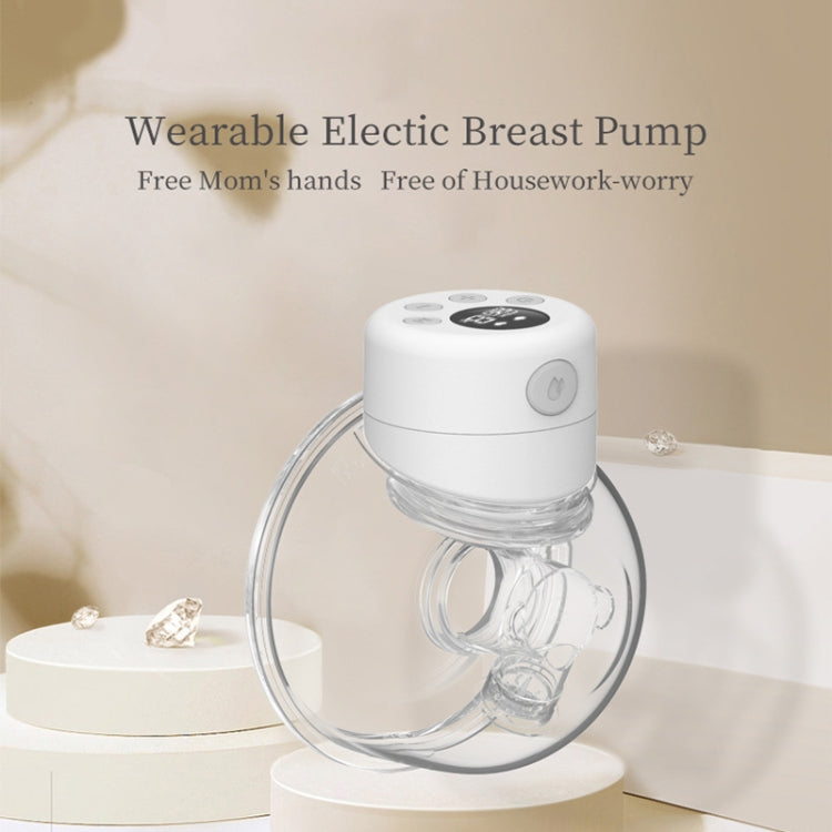 S12 LCD Screen Smart Large Capacity Portable Wearable Silent Electric Breast Pump, Color: Bilateral - Cups & Silicone Nipple by buy2fix | Online Shopping UK | buy2fix