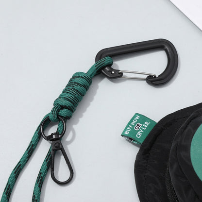 Portable Fisherman Hat Bag Coin Key Pouch Mini Bag Hanger, Color: Khaki Smiley Face - Wallets by buy2fix | Online Shopping UK | buy2fix