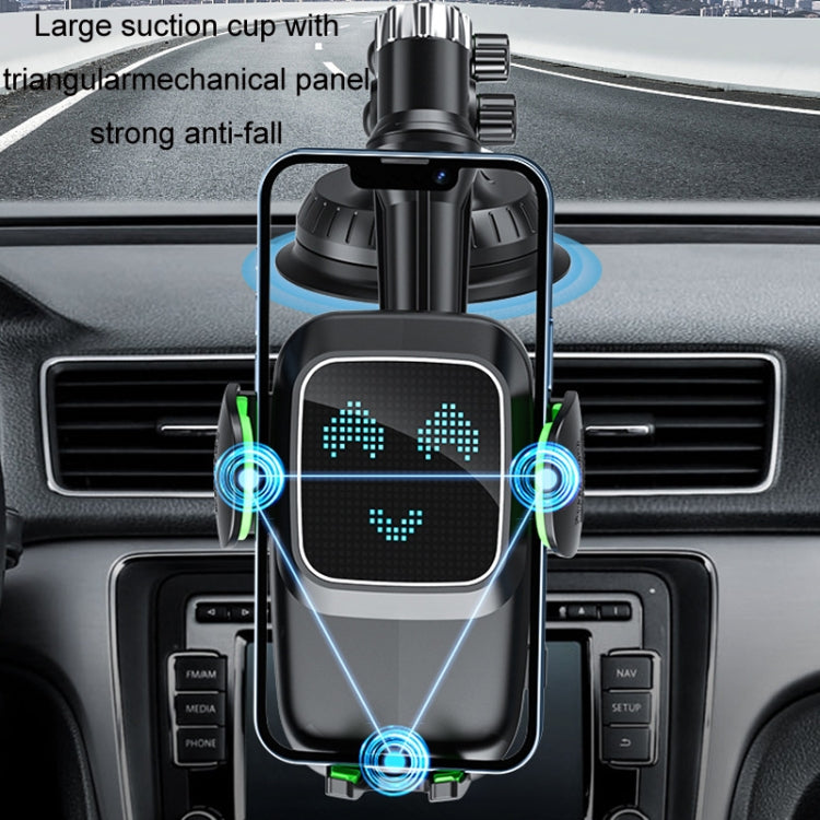 Car Windscreen Dashboard Suction Cup Phone Holder, Color: Extended Green - Car Holders by buy2fix | Online Shopping UK | buy2fix