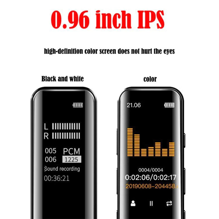 G1 0.96-Inch IPS Color Screen HD Smart Mini Noise Reduction Timer Recorder, Capacity: 8GB - Recording Pen by buy2fix | Online Shopping UK | buy2fix