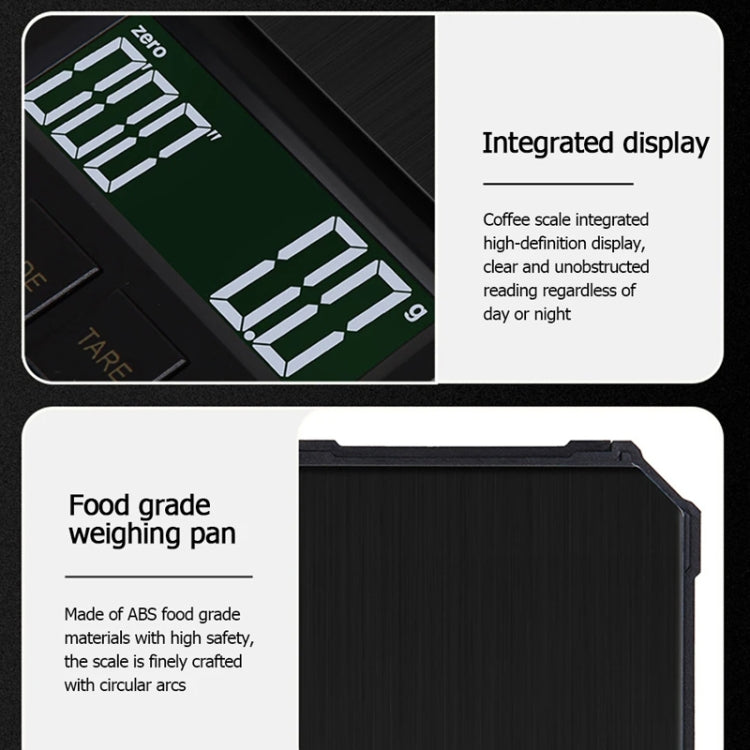 Battery Model 1kg/0.1g Portable Toolbox Digital Scale Jewelry Weighing Tool with Timing - Jewelry Scales by buy2fix | Online Shopping UK | buy2fix