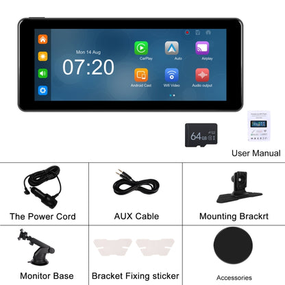 6.86 Inch 4KDVR Smart Screen Player, Specification: Standard+64G Memory Card - Car MP3 & MP4 & MP5 by buy2fix | Online Shopping UK | buy2fix
