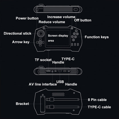 DY14 3.5-Inch Color Screen Retro Handheld Game Console With Power Bank Function, Model: Green Single - Pocket Console by buy2fix | Online Shopping UK | buy2fix