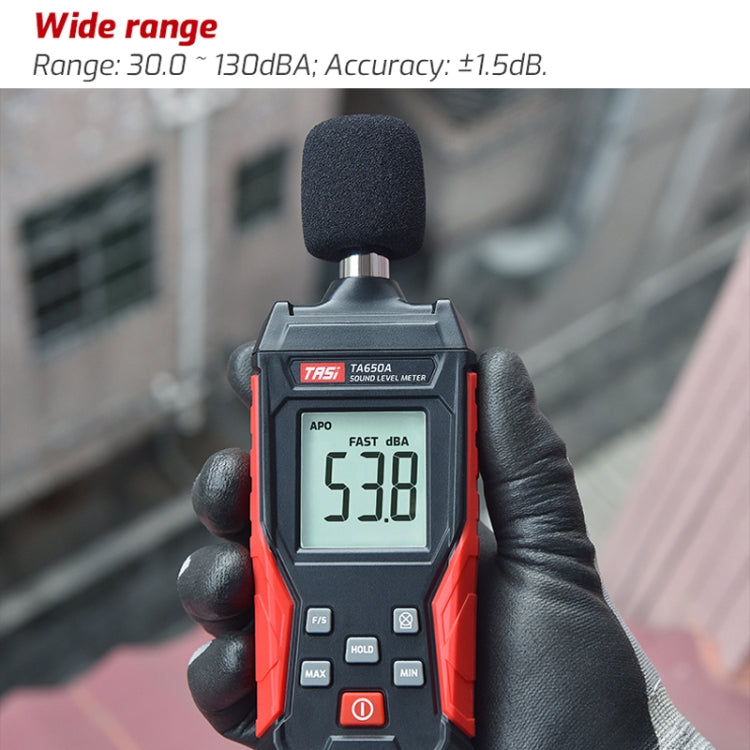 TASI TA650A Decibel Detector House Volume Tester Noise Meter - Light & Sound Meter by TASI | Online Shopping UK | buy2fix